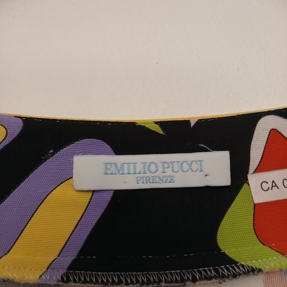 Emilio Pucci Colorful Abstract Women's Top.Size S - Picture 2 of 5
